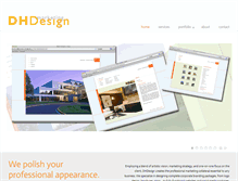 Tablet Screenshot of dhdesignmkt.com